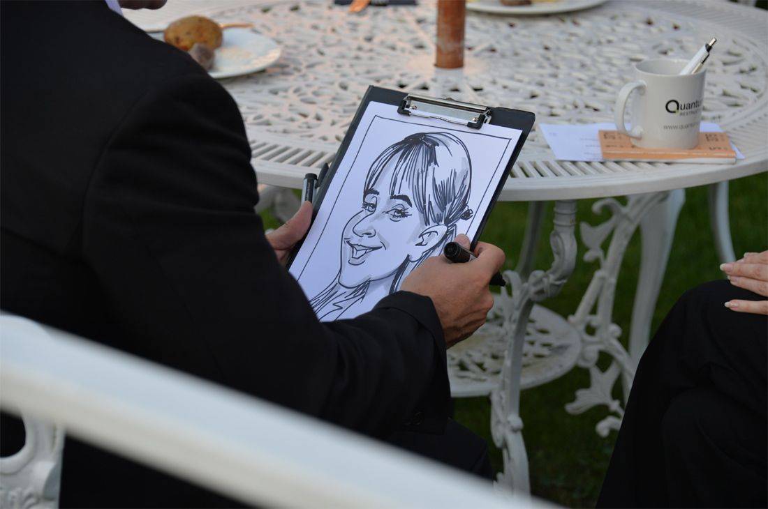 London corporate caricaturist for hire