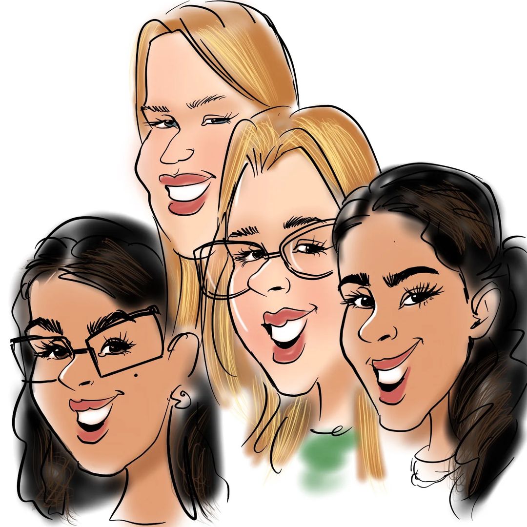 Digital caricatures London